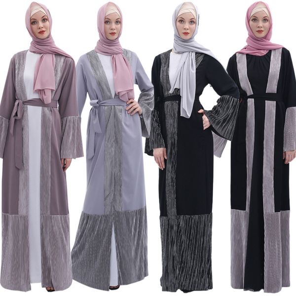 

open abaya turkey kimono dubai muslim hijab dress kaftan abayas for women caftan islamic prayer clothes jilbab femme musulman, Red