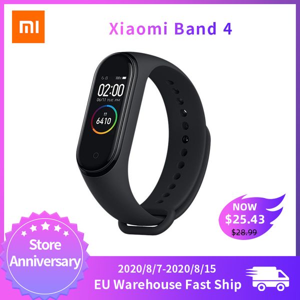 

original mi band 4 smart bracelet xiaomi fitness tracker watch heart rate sleep monitor 0.95 inch oled display band4 bluetooth