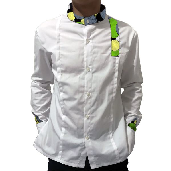 

new spring &autumn shirts men ethnic african print casual long sleeve fashion dress shirts trend man dashiki clothing, White;black