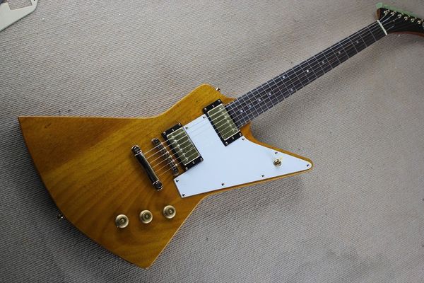 

super seller shaped goose 1958 korina explorer electric guitar