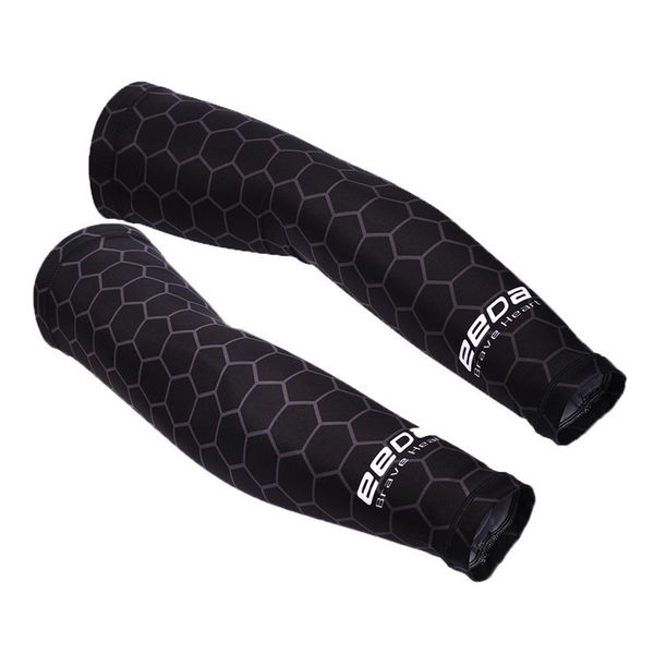 

cycling running volleyball protective arm sleeve uv sun protection bike sport arm warmers cover basketball football sleeves, Black;gray