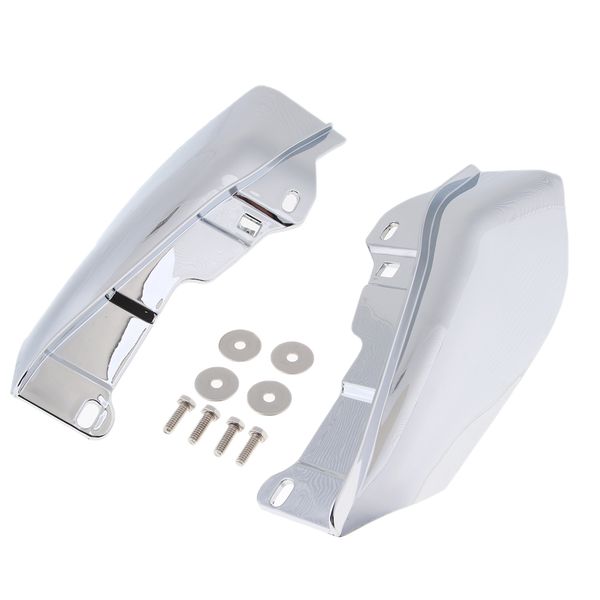 

flame mid-frame engine air deflectors trim for harley 09-18