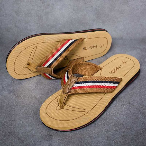 

new men summer flip flops beach sandals anti-slip casual flats shoes slippers men rubber slippers zapatos chanclas, Black