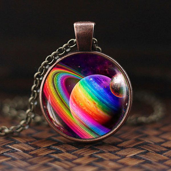Acheter Collier Nébuleuse Galaxie Astronomie Pendentif Système Solaire Bijoux Espace Univers Collier Collier Voie Lactée Bijoux De 389 Du Ck02