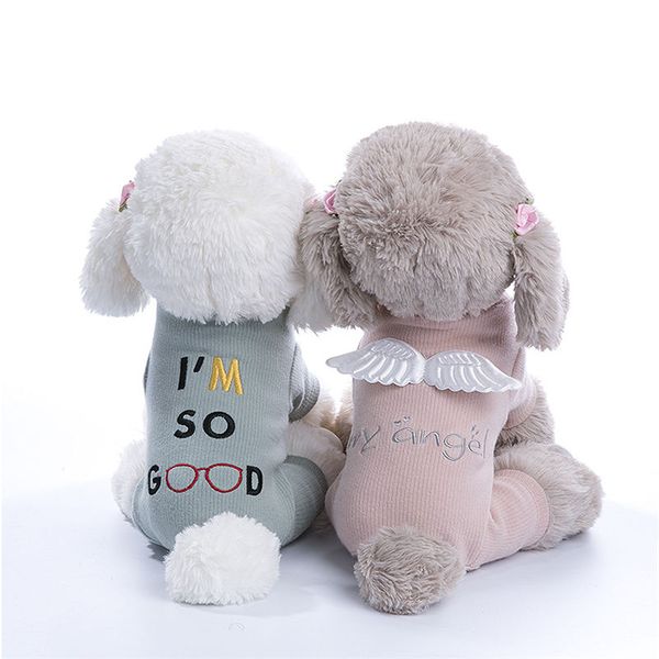 

puppy clothes cotton pet clothes spring and summer dog pit four-legged