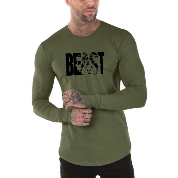 

2019 men's sports shirt gym running training t-shirt quick dry elastic jerseys yoga fitness rashgard, Black;red