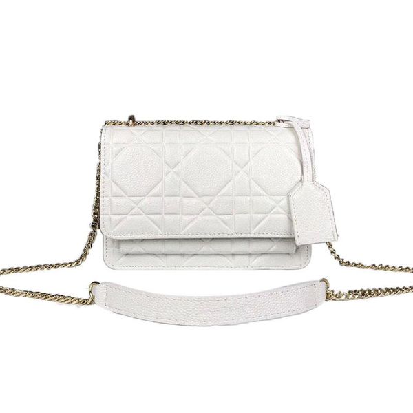 

2020 new women handbags purses european and american trend alloy letter shoulder genuine leather fashion chain bag