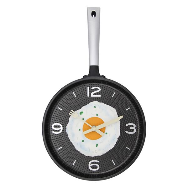 

m.sparkling сковорода часов с жареным яйцом новизны кухня настенных часами столовой большого размера