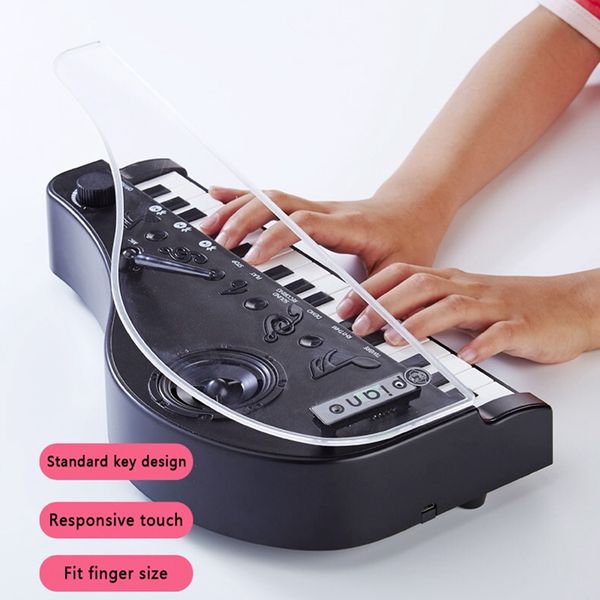 

smart induction simulation bluetooth piano charging mini colorful light music electronic piano gift for children