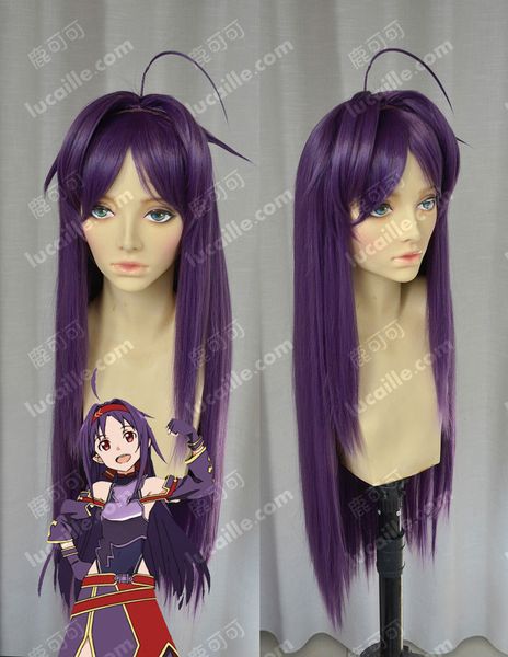 Fairy Tail Excellent discipline Konno Yuuki Deep Purple Cosplay Wig