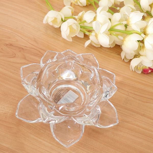 

buddha meditation crystal lotus tealight candle holder home decor, wedding, votive activity, birthday, party