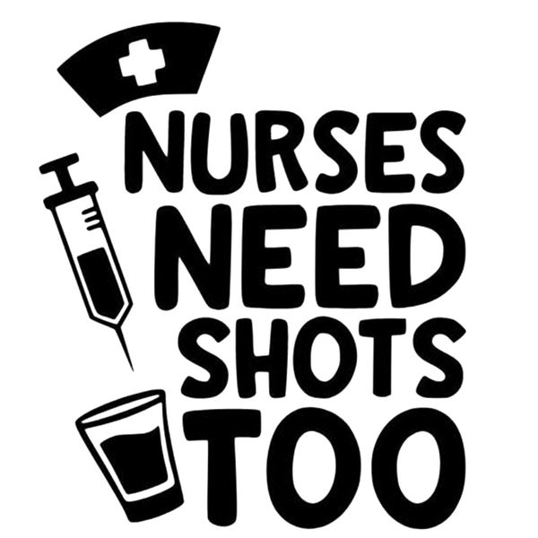 

15*12.6cm nurse need s too funny sticker vinyl decal for car funny car window bumper novelty jdm drift vinyl decal sticker