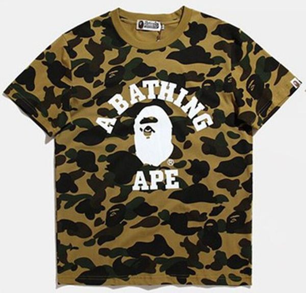 

Новая футболка с короткими рукавами с камуфляжным принтом Высококачественная ле