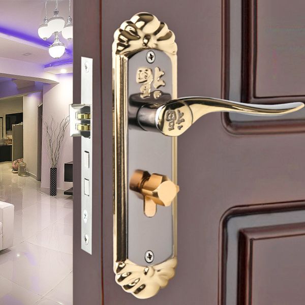 2019 Hardware European Simple Interior Wooden Door Lock Bedroom Bathroom Door Handle Lock From Jmqj66 24 26 Dhgate Com