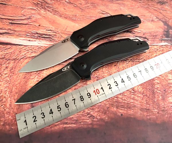 

Zero Tolerance: 0357 Assisted Flipper - Black G-10 - CPM 20CV - Stonewash