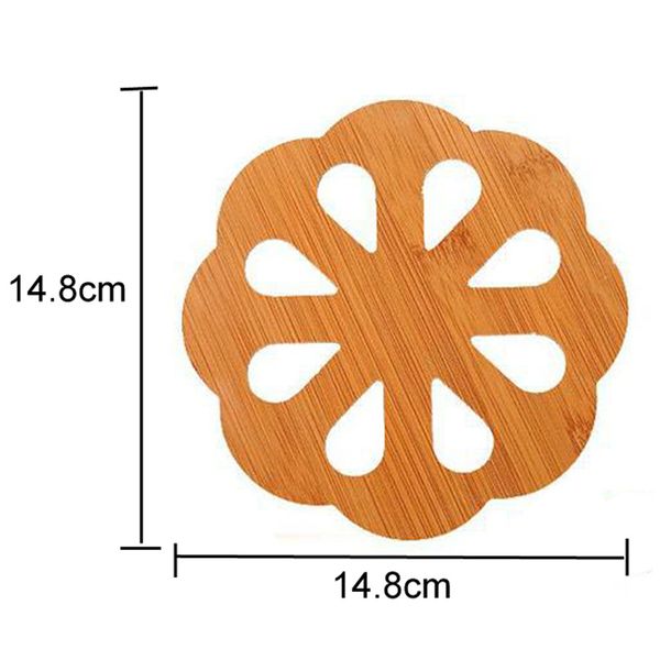 

large hollow out cartoon insulation table pad thicken non - slip mug cup cushion wooden creative multifunction cute cup coaster dh0696-1 t03
