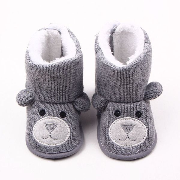 

thick warm baby winter booties cartoon animal soft cotton anti slip newborn toddler first walker snow boots baby boy girl shoes