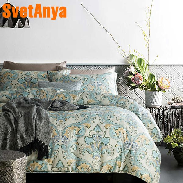 Svetanya Fashion Egyptian Cotton Bedding Sets Bedsheet Pillowcases