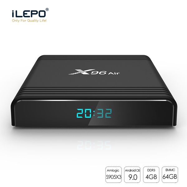 

X96 air new arrivel android 9 0 box with amlogic 905x3 4gb 64gb 2 4g 5g wifi upport bluetooth digital di play box