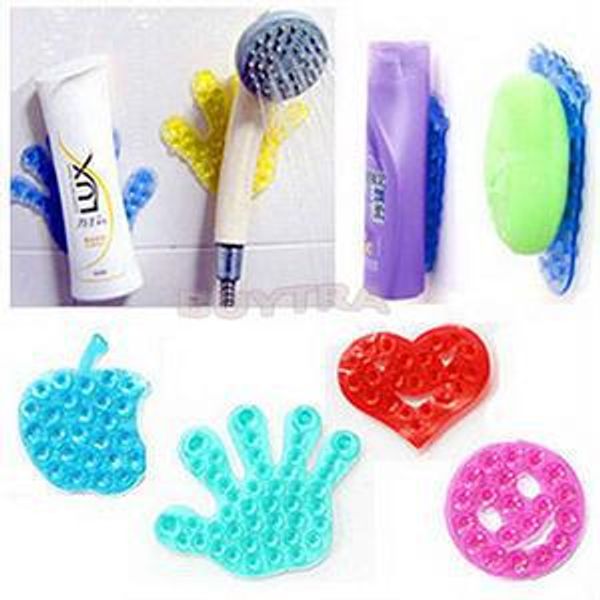 

magic plastic sucker new lovely strong double side vacuum sucker cute bathroom items suction stand holder bathroom accessories