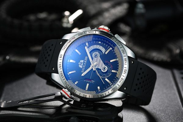 

automatic watches reloj self wind mechanical rubber strap calendar display classic casual sport men watch, Slivery;brown