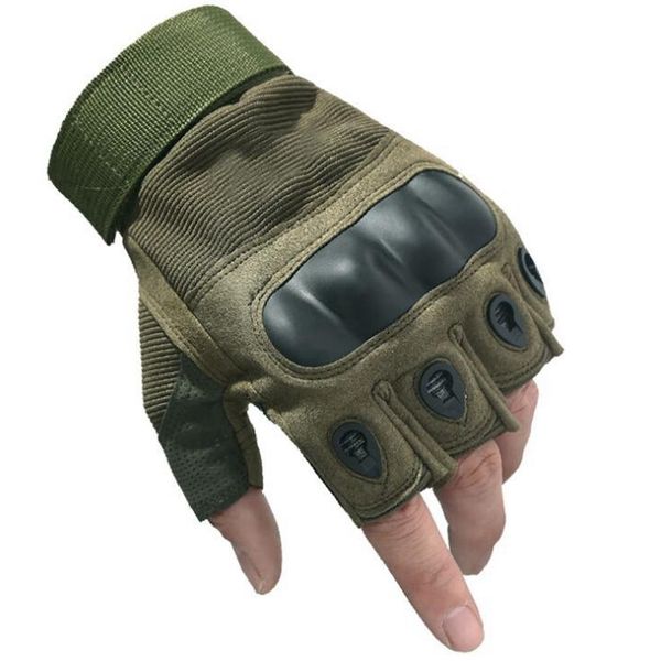 

2019 hunting gloves tactical half finger gloves military combat anti-slip carbon fiber shell outdoor sports gloves golf training aids