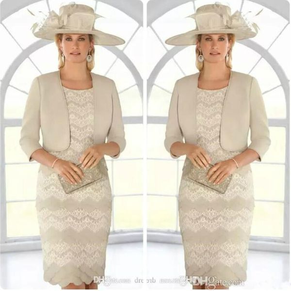 

длинные рукава мать невесты платья с жакетом кружева аппликация вечерние платья новая мать платье мать невесты платья, Black;red