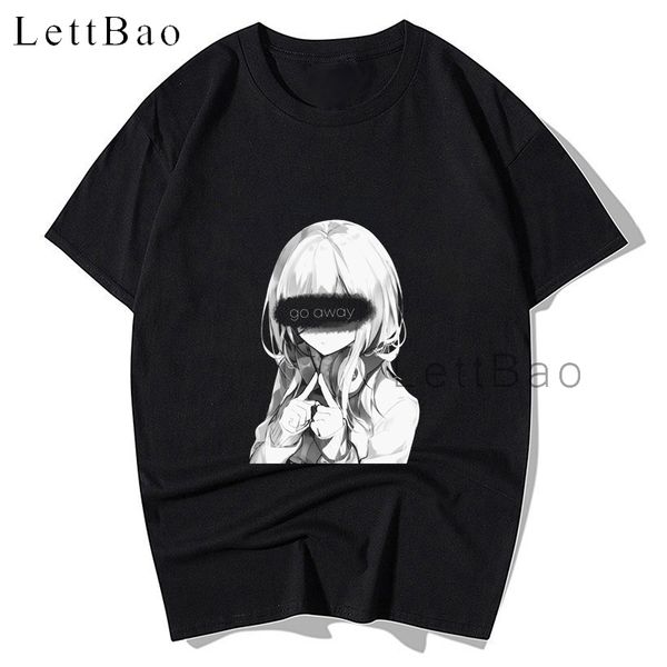 

men's nakano miku t shirts manga anime cotton big size t-shirt harajuku short sleeve tshirt men graphic tees men print casual, White;black