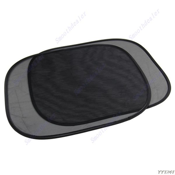 

car styling 2pcs new car window sunshade sun shade visor side mesh cover shield sunscreen accessories g6kc