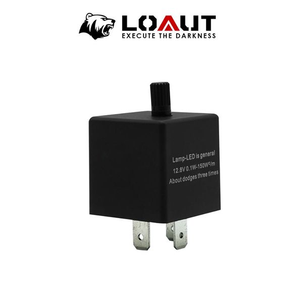 

cf13kt 3 pin led flasher relay 12.8v 0.1w-150w electronic switch for motorcycle turn signal light blinker universal adjustable