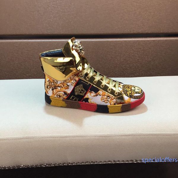 

2019gj spring and autumn men s casual sports shoes high-belt travel sneakers, with micro-standard, with the original box fast delivery, Black