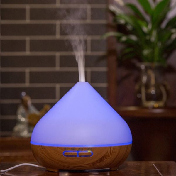 

500ml premium, essential oil diffuser, humidifier, natural home fragrance diffuser with 7 led color changing light with eu plug essential oi