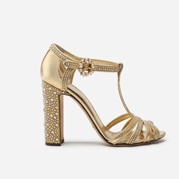 

prowow 2020 new fashion women's shoes sandals golden rhinestones, Black