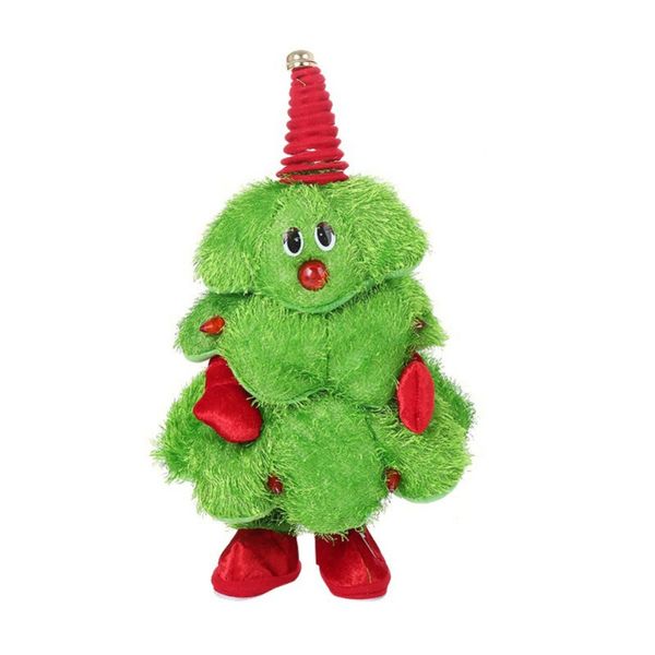 

christmas new gift dancing electric musical toy santa claus doll twerking singing santa hat/christmas tree plush toy funny kids