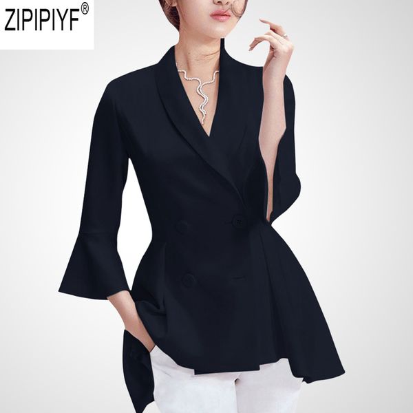 

2019 casual women coat fashion autumn long sleeve turn down collar feminino ladies women coat fashion c2440, Black;brown