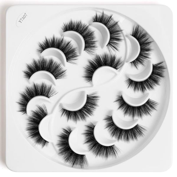 

1/4/7/10 pairs mink eyelashes 3d mink hair eyelashes makeup natural dramatic volume extension false