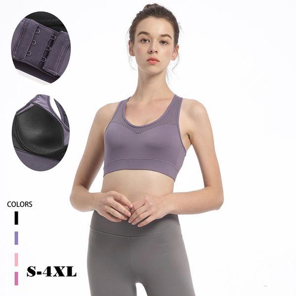 

women sports bra underwear shockproof push up gym fitness athletic running yoga sport bra top, White;black