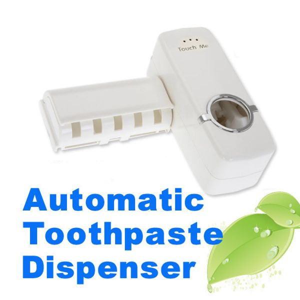 

convenient automatic toothpaste dispenser set tooth brush toothbrush holder tooth paste tube squeezer bathroom accessories