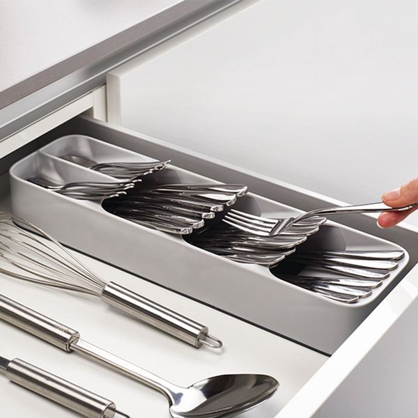 

kitchen drawer tableware storage box tray spoon knife and fork tableware separation finishing storage box kitchen accessories