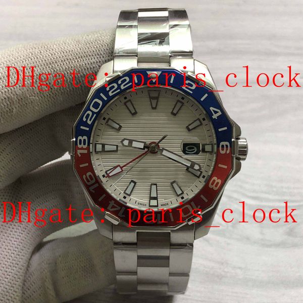 

Sfmen 039 fa hion luxury 39mm white urface red blue double color ca e 2813 core tainle teel automatic men 039 watch