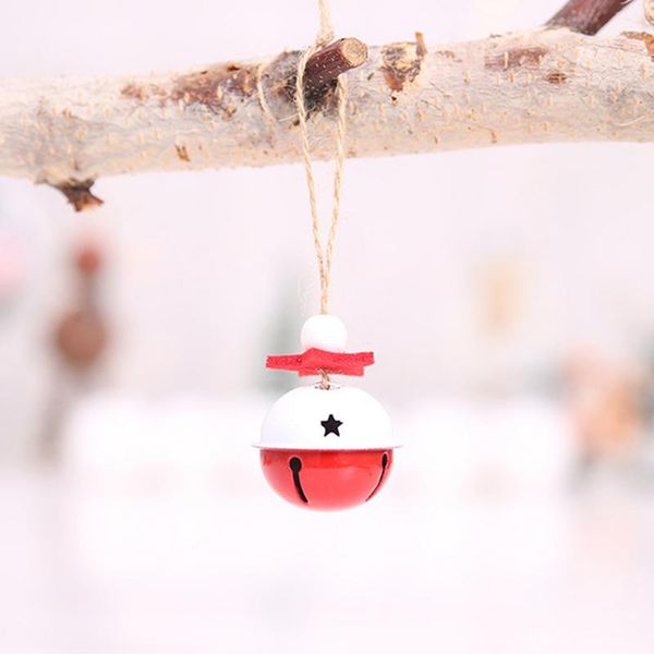 

1pc mini christmas jingle bell christmas tree hanging ornament pendant bells diy xmas festival decoration for home decorations