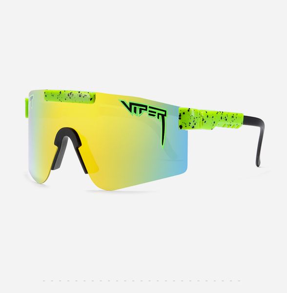 

new pit viper oversized windproof sport polarized sunglasses for men/women tr90 frame mirrored lens uv400 pv01-c14, Blue