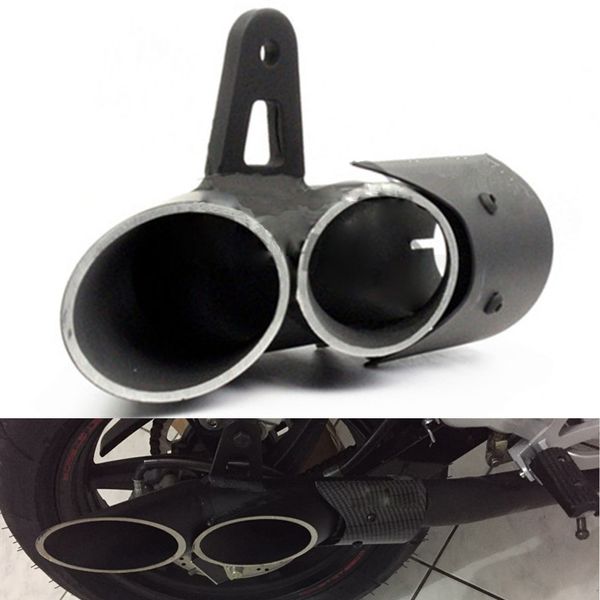 

motorcycle dual-outlet exhaust tail pipe muffler tailpipe tip universal for 748 916 916sps 900ss m400 m600 m620