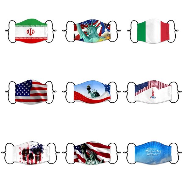 

in stock reusable washable cotton mouth face mask er designer face mask #937
