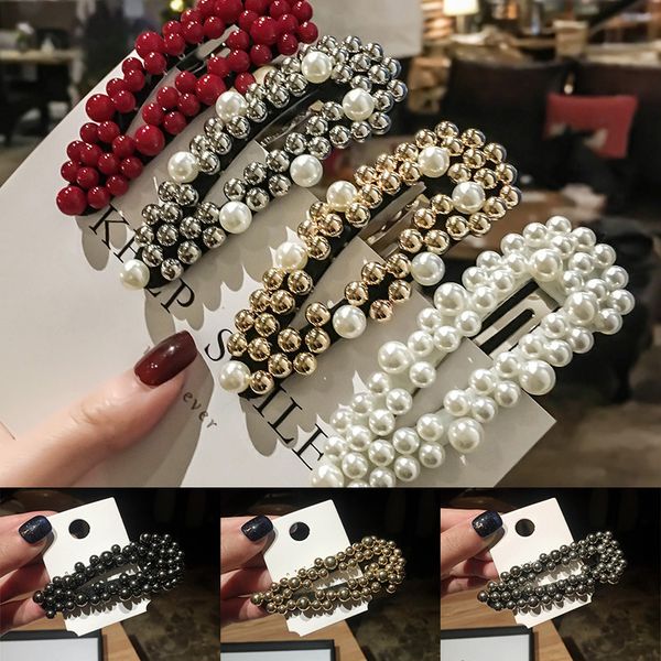 

vintage unique 1pc crystal metal long korea hair accessories hair clips pearl flower hairpins water drop