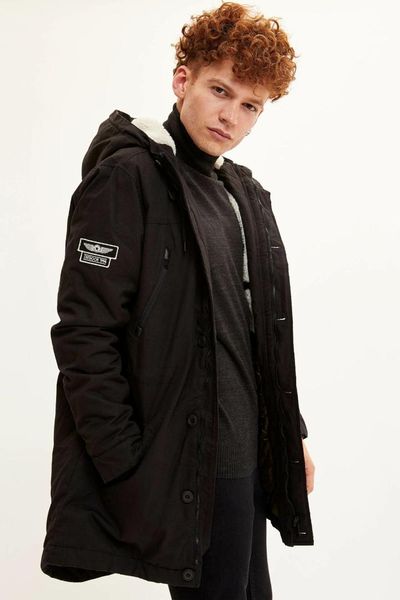 

defacto man coat/parka-k9989az19wn, Tan;black