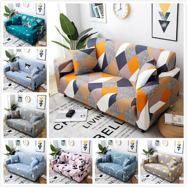 40 Designs estiramento Slipcovers secional Elastic estiramento Sofa Cover for Living Room Couch tampa em forma de L assento Poltrona capa do single / dois / três