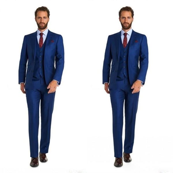 

Cheap Three piece Tuxedos wedding male suit blue tie suit style mens custom Made suit Free shipping Mens Suits Groom, White;black