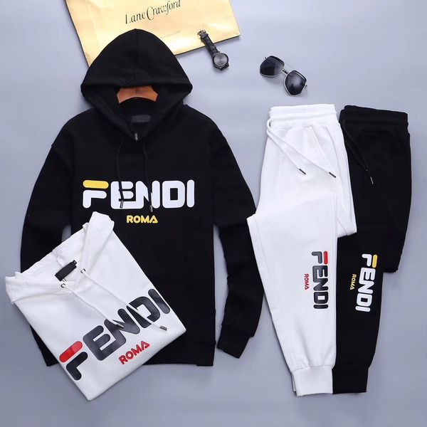 

спортивная одежда мужские костюмы letter спортивная одежда мужская пот tracksuit куртка hoodie брюки мужская спортивная одежда, Gray