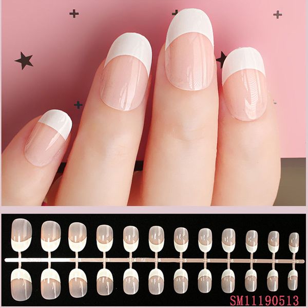 

24pcs/set fake nails tips finish summer party nail art tips decor qrd88, Red;gold